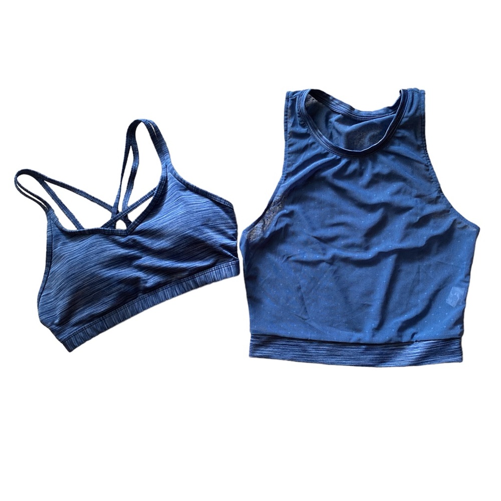 ZYIA Blue Luxe Strappy Bra Set